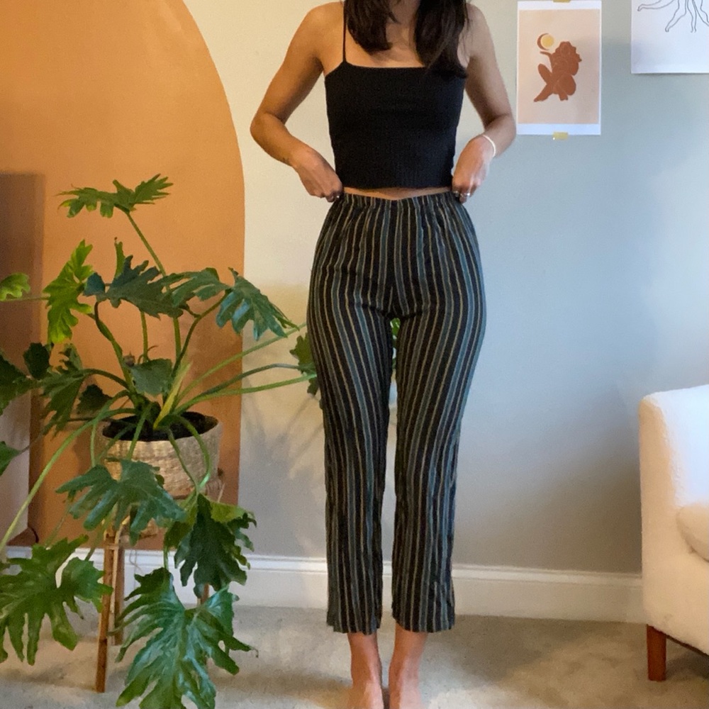 brandy melville striped pants
